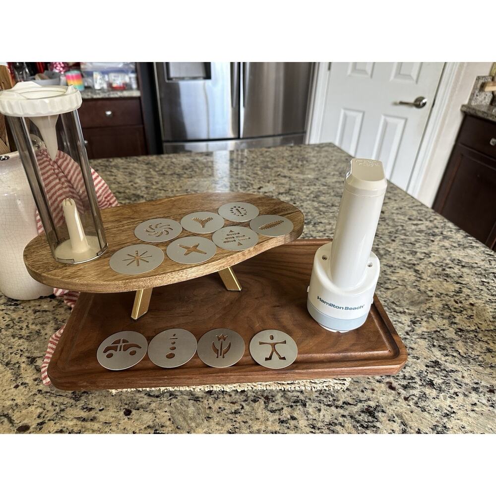 Hamilton Beach Super Shooter 80080 Cordless Cookie Press Spritz Baking Decorate